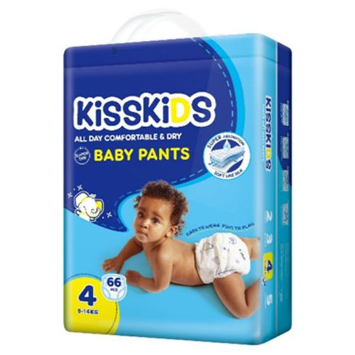 Kisskids Diapers Jumbo Pant Size 4 66X1