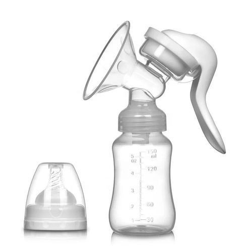 Baby Feeding Bottle Breast Milk Extractor (BPA Free) 150ml Manual Breast Pump