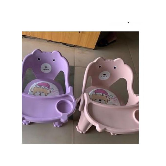 Children Plastic Chair With Attached Table